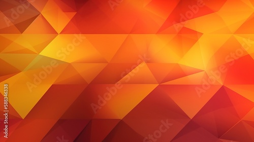 Yellow orange red abstract background for design, gemoetric shapes 