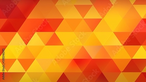 Yellow orange red abstract background for design, gemoetric shapes 