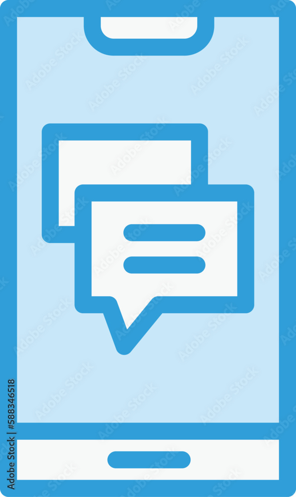 Message Vector Icon Design Illustration