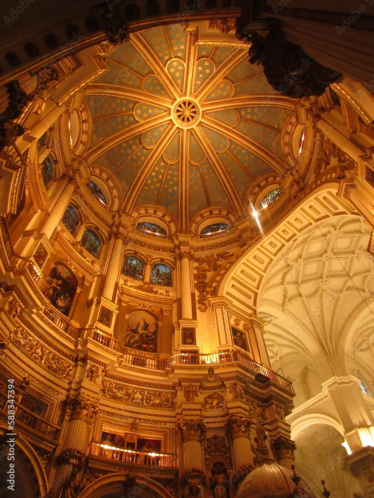 Spain Granada Church Interior