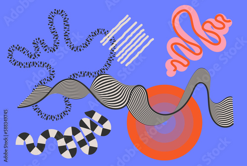 Vector Strange Extraordinary Graphic Assets composition