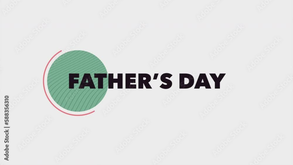 Modern Fathers Day text with geometric pattern on white gradient, motion abstract holidays, family and promo style background Modern Fathers Day text with geometric pattern on white gradient, motion abstract holidays, family and promo style background
