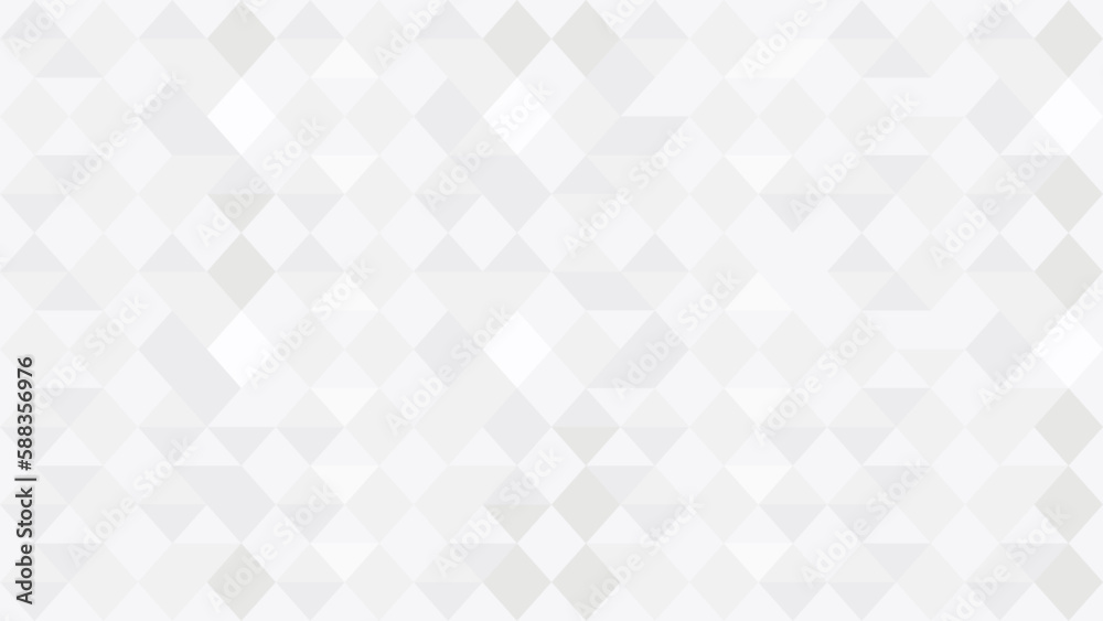 White silver geometric abstract background. Elegant pattern. Minimalist empty triangular vector illustration.