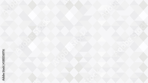 White silver geometric abstract background. Elegant pattern. Minimalist empty triangular vector illustration.