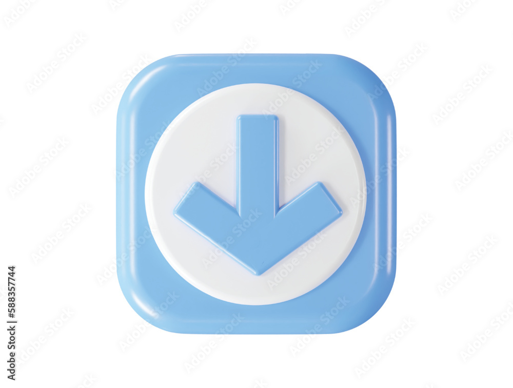 Arrow icon 3d rendering vector illustration element Arrow icon 3d rendering vector illustration element