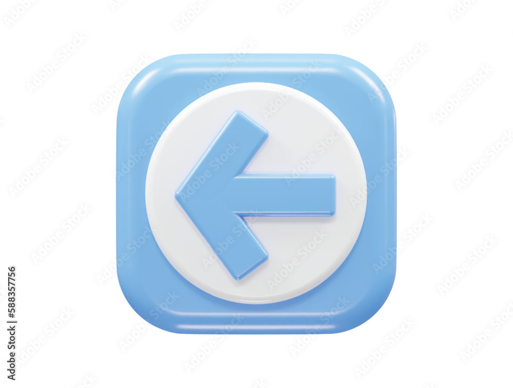 Arrow icon 3d rendering vector illustration element Arrow icon 3d rendering vector illustration element