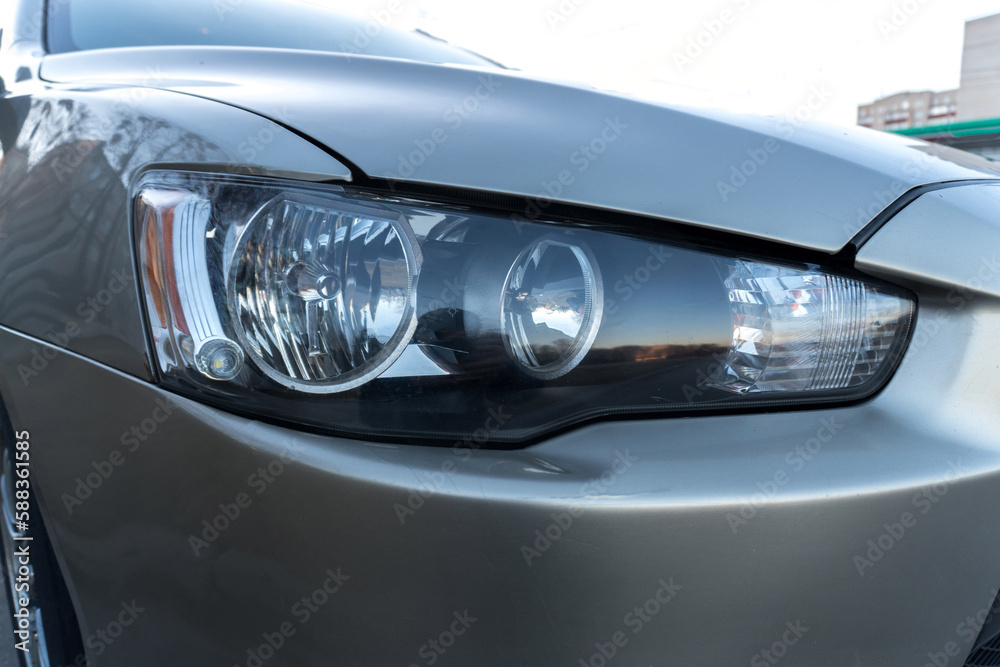 not new car headlights and taillights