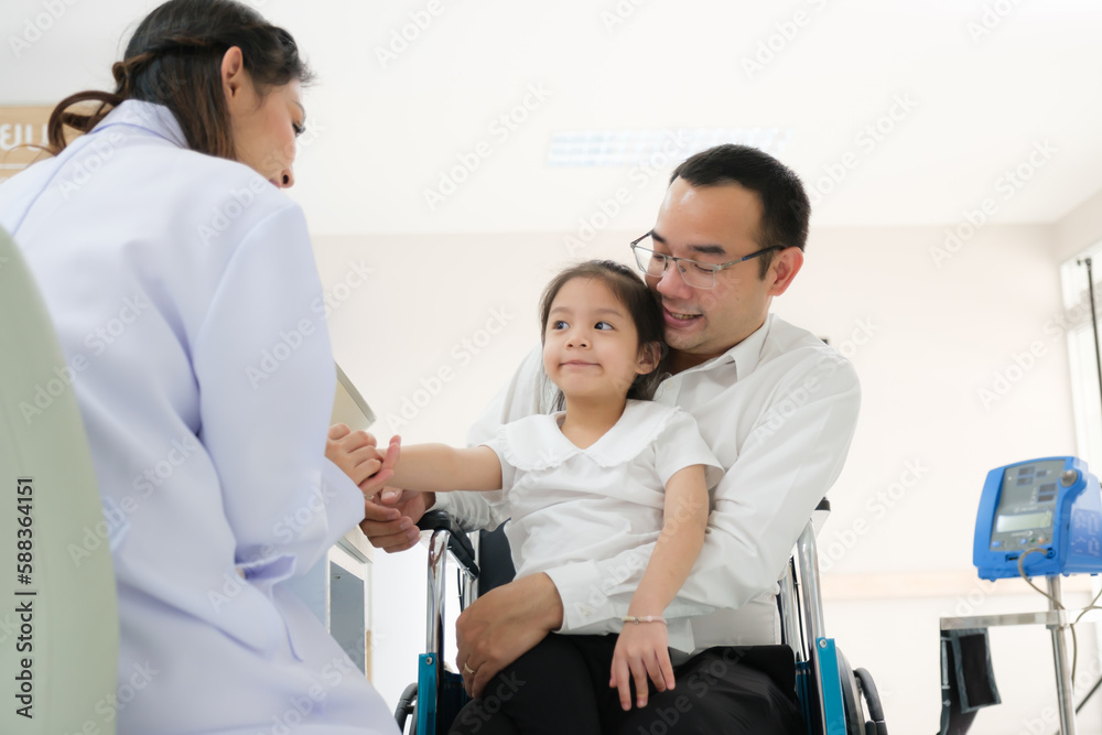 Doctor examination to patient. Doctor examination to patient.