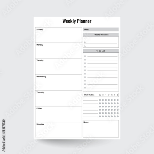 Weekly Planner,Weekly Schedule,Weekly Agenda,Undated weekly,Weekly Overview,Weekly Tasks,Weekly Organizer,Week At a Glance