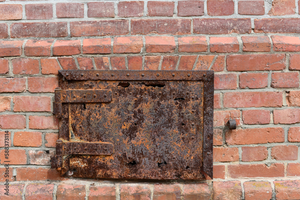 the old red brick wall the old red brick wall