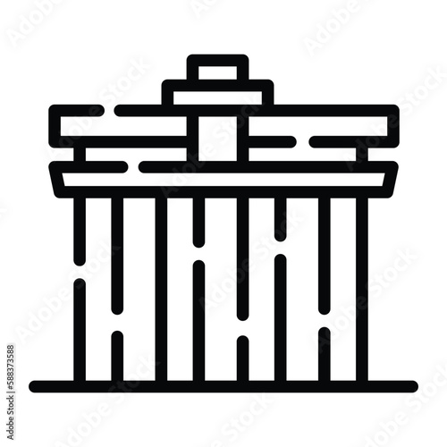 The�Brandenburg Gate�is entirely covered until October for extensive renovations