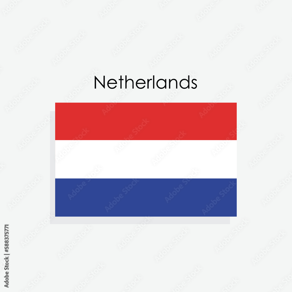 Netherlands country flag international vector Netherlands country flag international vector