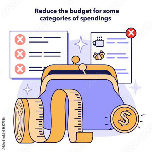 Reduce the budget for some categories of spendings to optimize