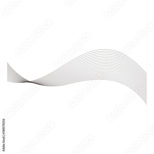 Abstract Wavy line