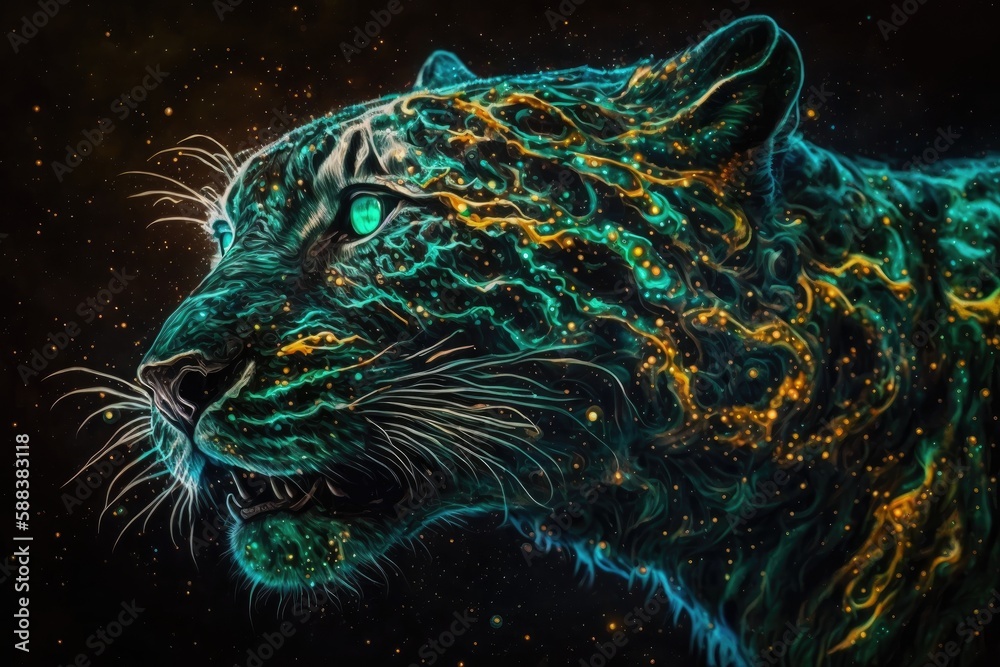 Cosmic being animal created with Generative AI Cosmic being animal created with Generative AI