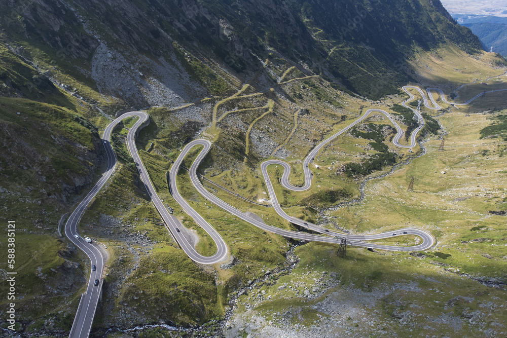 Aerial scene over Transfagarasan highway, Romania	
Category	
Landscapes	
Language	
English
Keywords (11)	
transfagarasan, transylvania, mountain road, winding, aerial, landscape, alpine, auto, travel,