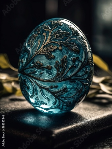 Opulent crafted easter egg