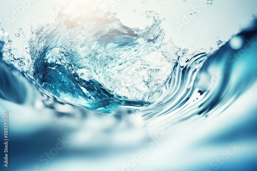 Abstract background with water photo