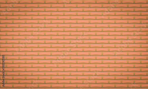 red brick wall background new