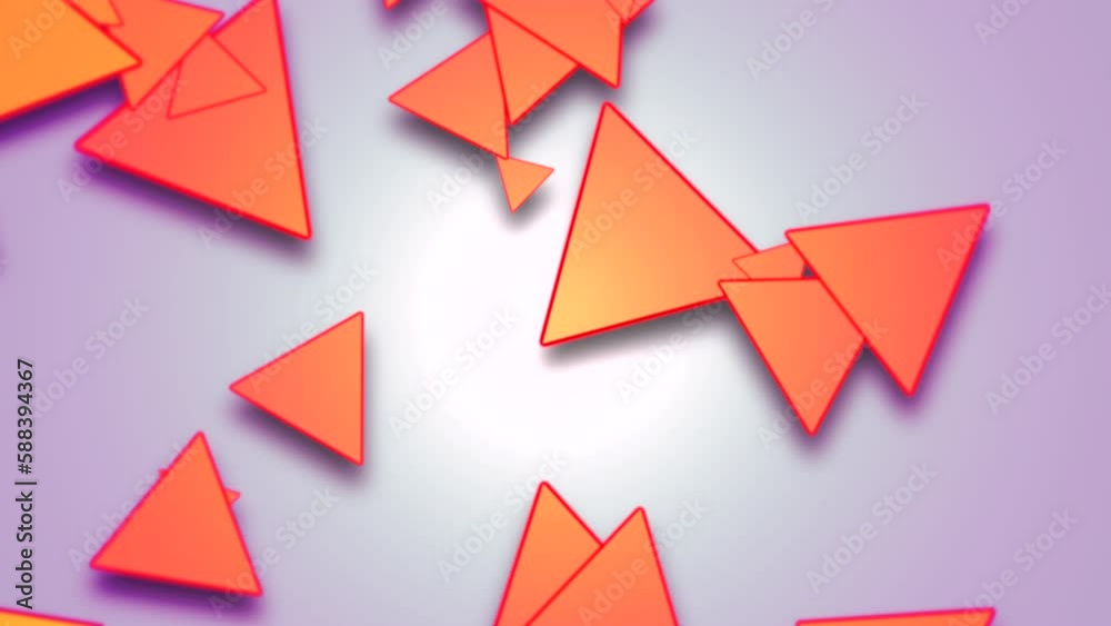 Red cartoon triangles pattern on white texture, motion abstract geometric, promo and corporate style background Red cartoon triangles pattern on white texture, motion abstract geometric, promo and corporate style background