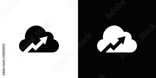 cloud design with movement arrows