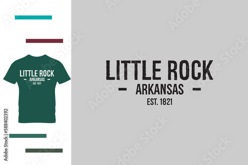 Little rock city lover t shirt design