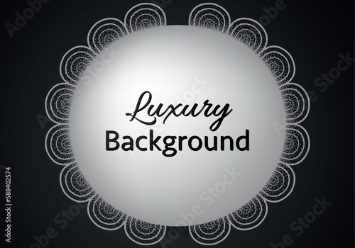 Elegant banner with intricate, parallel white lines on a dark background. Vector pattern, abstract geometric.