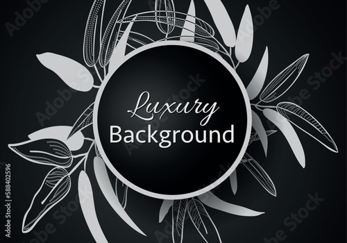 Elegant banner with intricate, parallel white lines on a dark background. Vector pattern, abstract geometric.