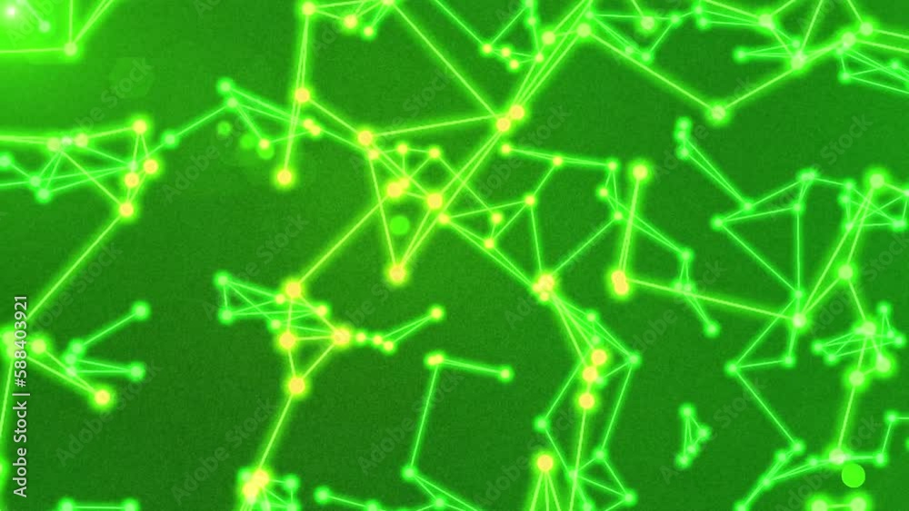 Green futuristic abstract molecular dot geometric structure space background animation, technology particle analysis themed illustration wallpaper animation Green futuristic abstract molecular dot geometric structure space background animation, technology particle analysis themed illustration wallpaper animation