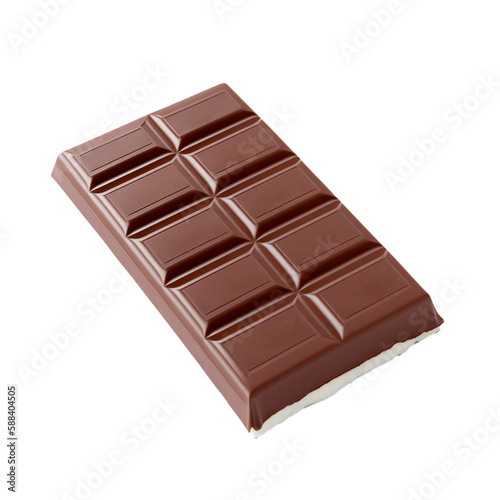 Barra de Chocolate Simples com Fundo Transparente 