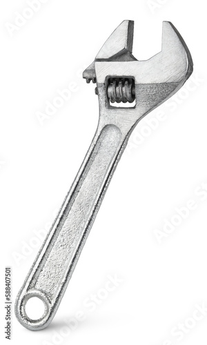 Bild auf Leinwand Adjustable wrench (spanner) isolated on transparent background