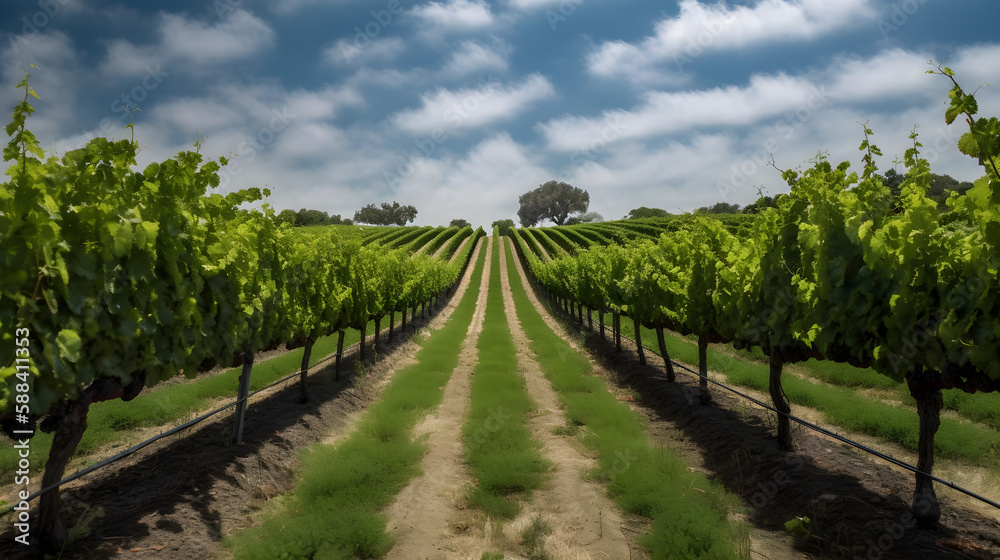 Obraz premium Sunny Vineyard