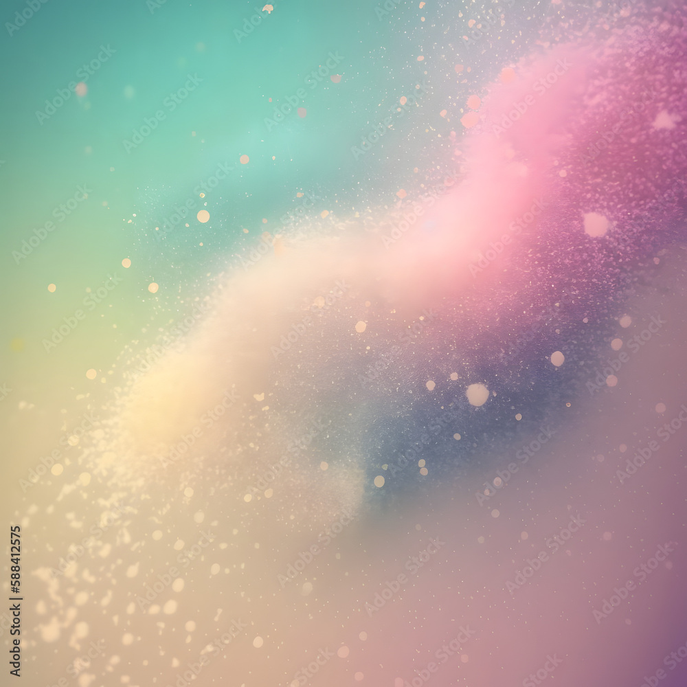 Fototapeta premium pastel colorful dust background. Generative ai.