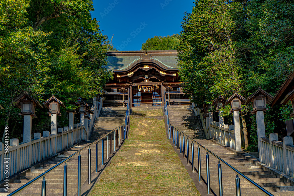 備後護国神社の風景（福山市）