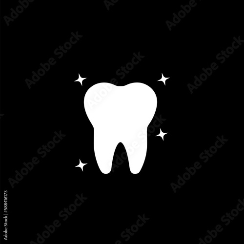 Toot Logo template icon isolated on black background