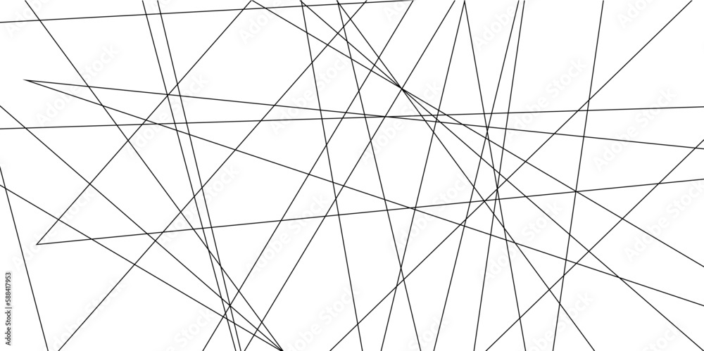 Obraz premium A colorful Abstract luxury geometric random chaotic lines with many squares and triangles shape background.