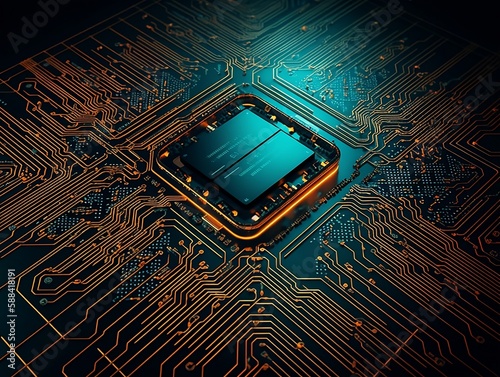 circuit board background