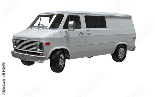  van isolated on Transparent background
