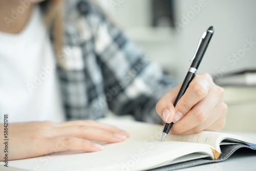 Student, use left-handed, inspiration, writer, writing ,creative ,recreation for imagine, writing ideas on notebook, to do list, good thinking work, journalist, Stylish, Dream image, relax, designer