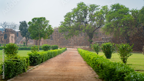 Feroz Shah Kotla fort located in New Delhi, India © Arnav Pratap Singh