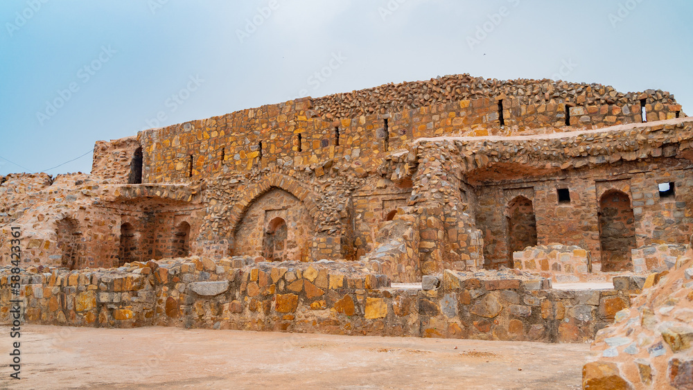 Fototapeta premium Feroz Shah Kotla fort located in New Delhi, India