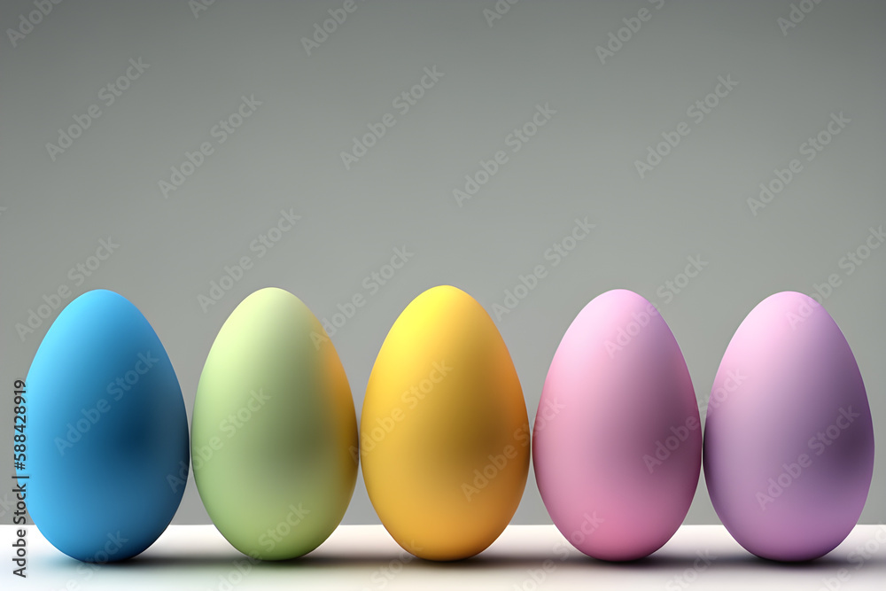 Colorful Easter eggs background Colorful Easter eggs background