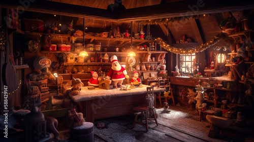 A Christmas Toy Wonderland - Inside Santa's Workshop.