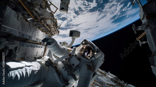 "Exploring the Unknown: An Astronaut's Mission Outside the Space Station