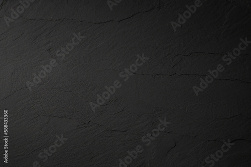 Dark grey black slate background. Black stone texture. Slate background