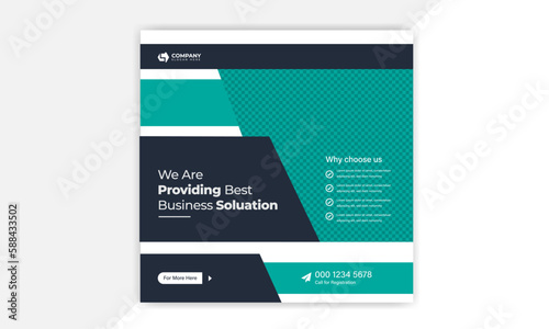 Digital marketing social media post design. instagram post template. web banner design.