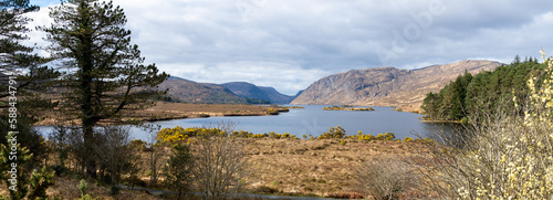Panoramic views of the Glenveagh Park. 