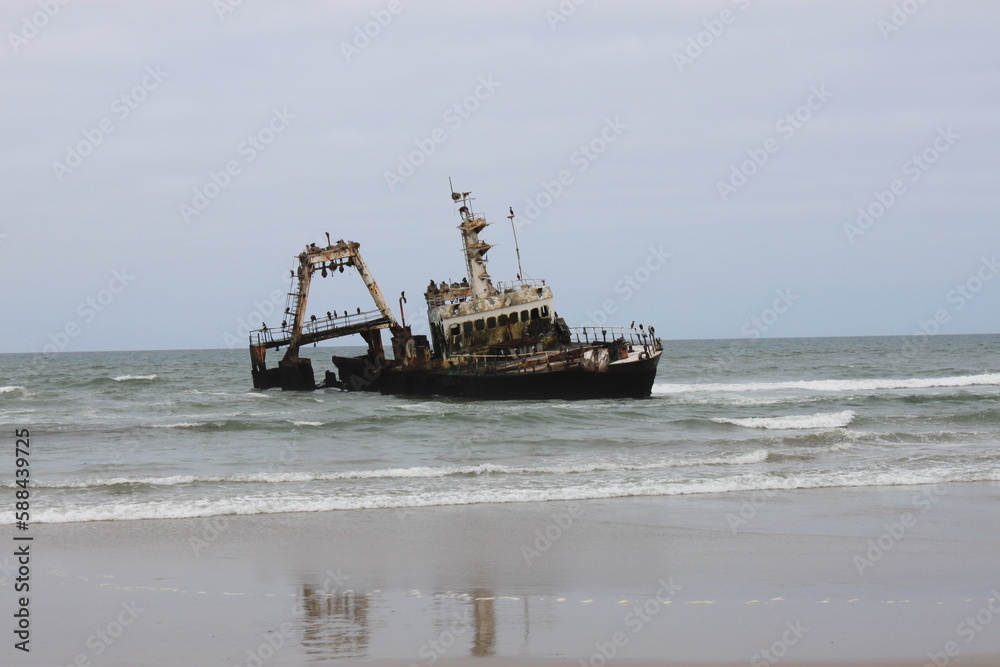 Gestrandetes Schiff Gestrandetes Schiff