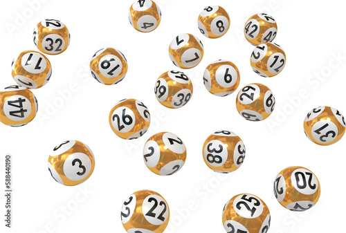 Lottery balls with nimbers