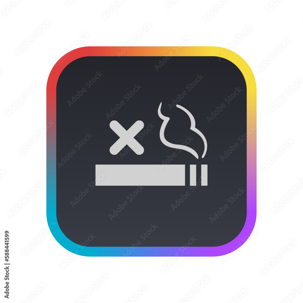 Smoking Prohibited - Pictogram (icon) Smoking Prohibited - Pictogram (icon)
